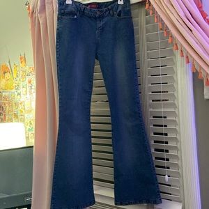 Denim bootcut leg jeans